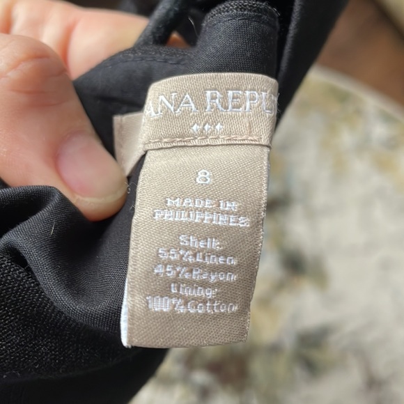 Banana Republic linen blend mini sleeves dress, size 8 - Picture 6 of 7